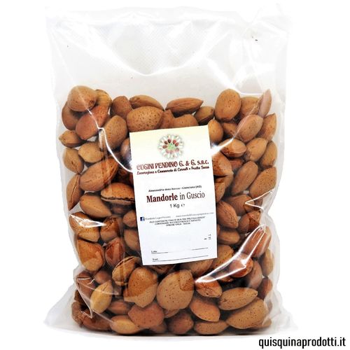 Almonds in shell "Tuono" 1 kg