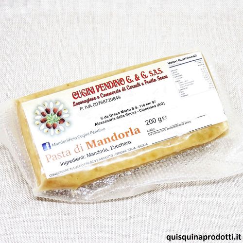 Pasta di Mandorla Siciliana 200 g