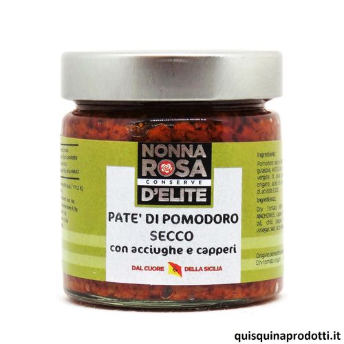 Dry Tomato, Anchovies and Capers Patè 180g