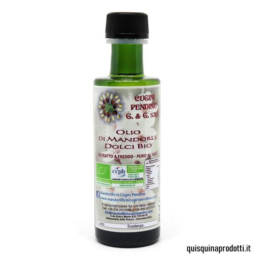 Organic Sweet Almond Oil 10 cl
